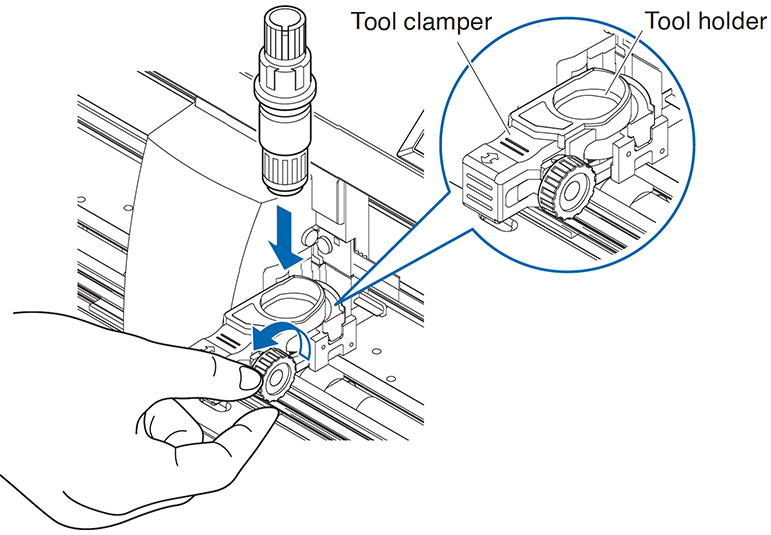 Graphtec Blade Holder Assembly Diagram