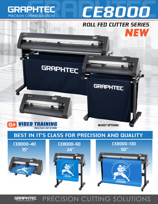 Graphtec CE8000 Series Brochure Graphtec CE8000 Series Brochure
