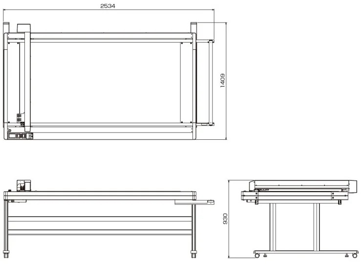 FCX2000-180+Size Graphtec FCX2000-120+Size