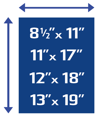 Graphtec size chart